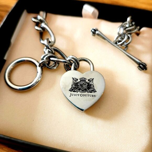 JUICY COUTURE Starter Silver Charm Bracelet NEW! - Picture 2 of 7